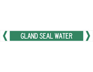 gland seal water pipe marker