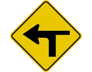 modified t intersection left