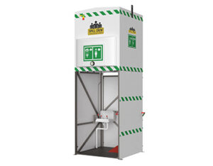 Tank-Fed Safety Shower